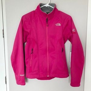 The North Face Hot Pink Windstopper Softshell Jacket
